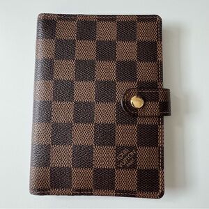 Authentic Louis Vuitton Damier Ebene Pm Agenda